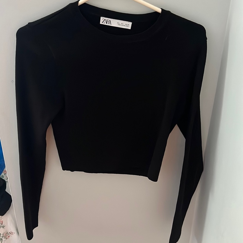 Zara cropped long sleeve